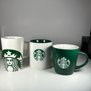 Starbucks mugs set of 3